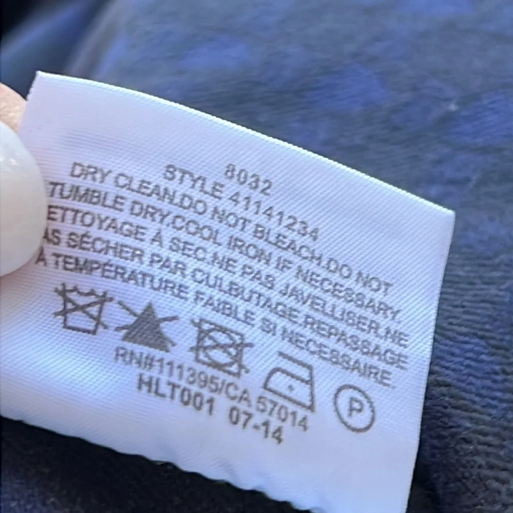 Tory Burch Phantom Madison Pant Cropped Black/Navy Size 4 - Picture 14 of 15